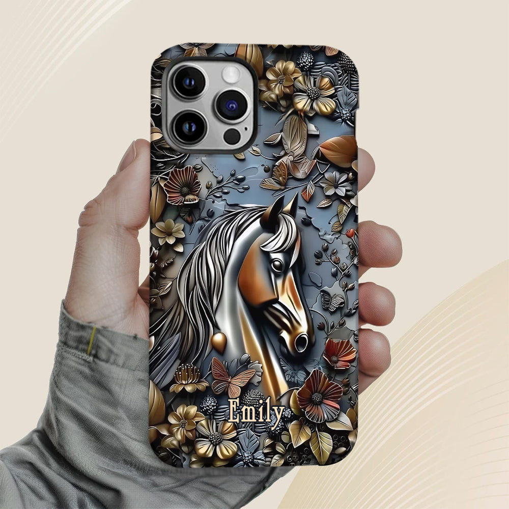 Superbe cheval - Coque de téléphone personnalisée avec impression intégrale de cheval