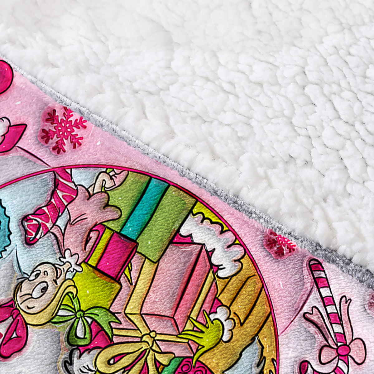 Joyeux Grinchmas - Couverture de Noël personnalisée à capuche