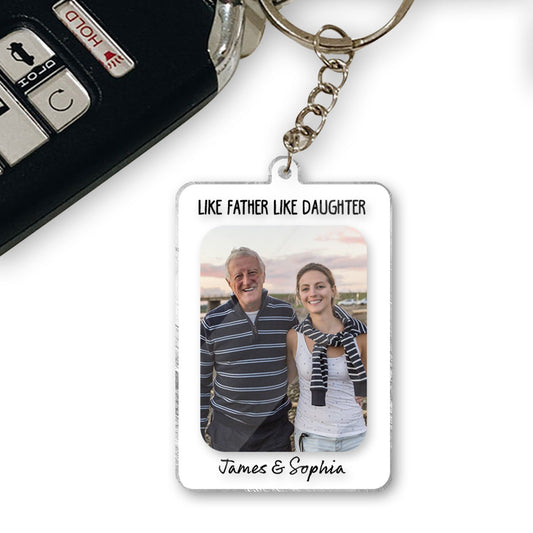 Père et fille - Porte-clés personnalisé pour fille