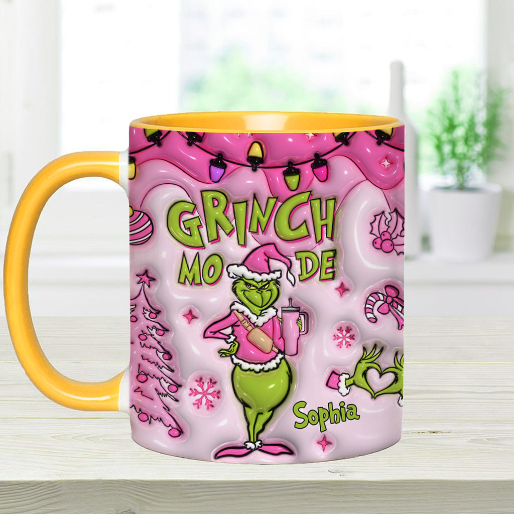 Mode On - Personalized Stole Christmas Accent Mug