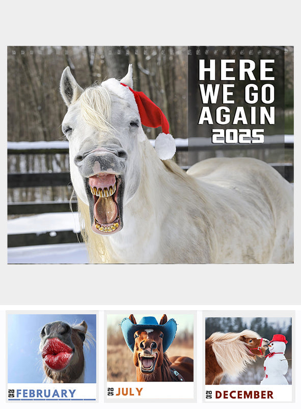 Funny Horses - Horse Wall Calendar