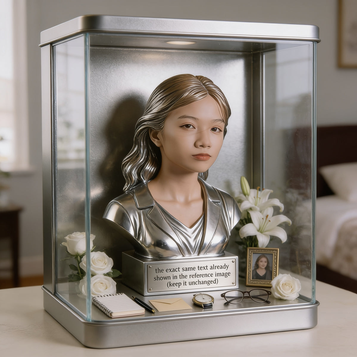 Memorial Keepsakes - Personalized Memorial Custom Shaped Acrylic Plaque