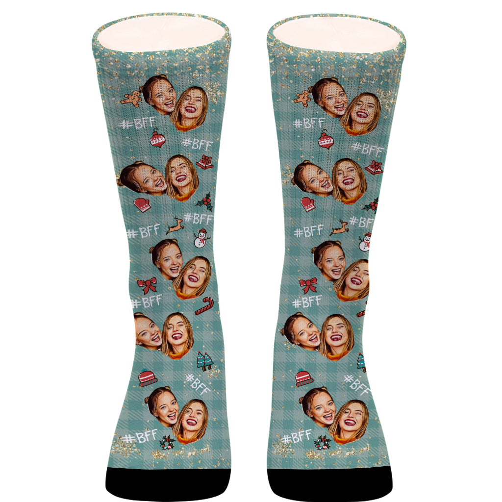 Chaussettes BFF - Chaussettes personnalisées pour meilleures amies