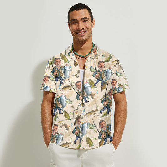 Chemise de pêche - Chemise hawaïenne de pêche personnalisée