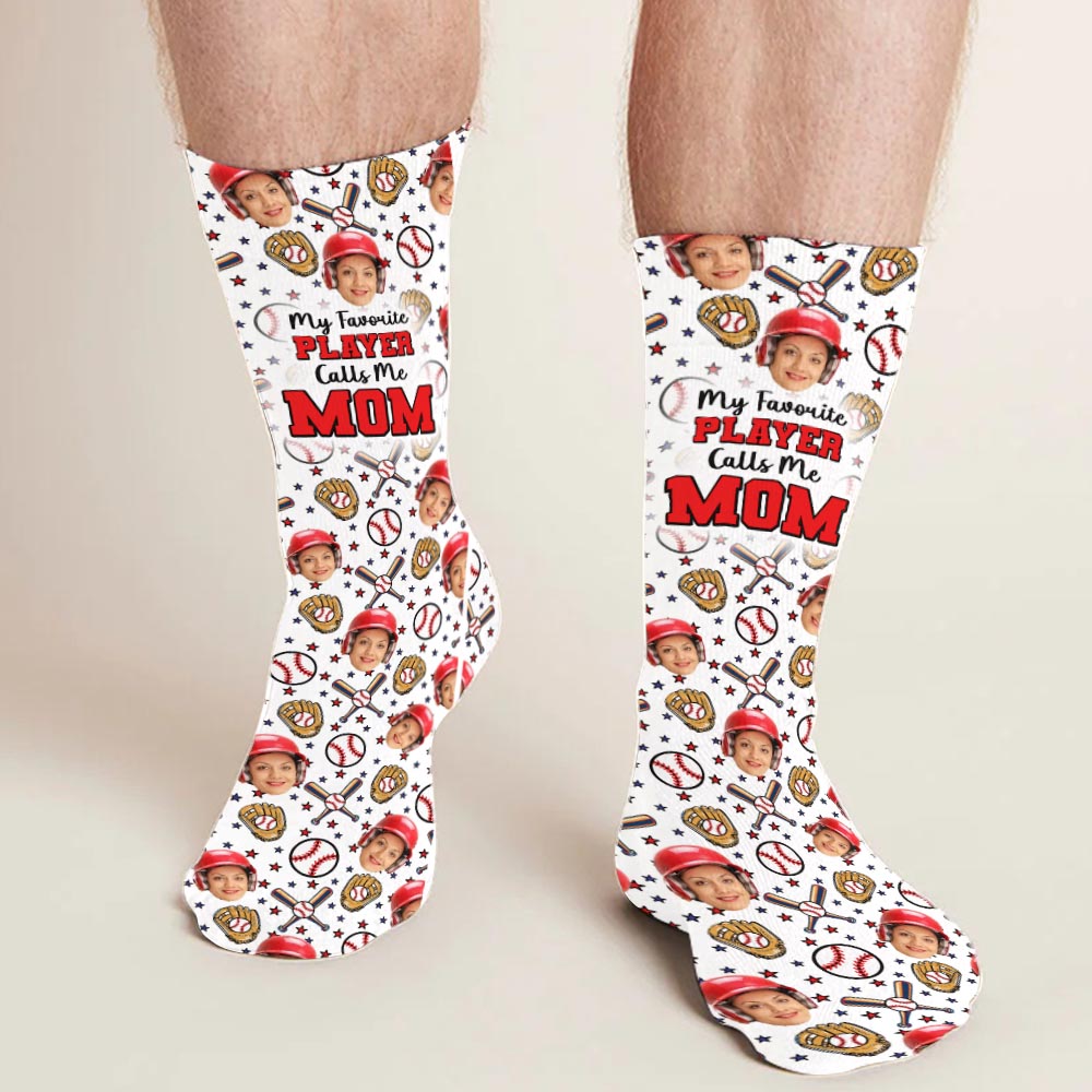 My Favorite Player - Personalized Baseball Socks