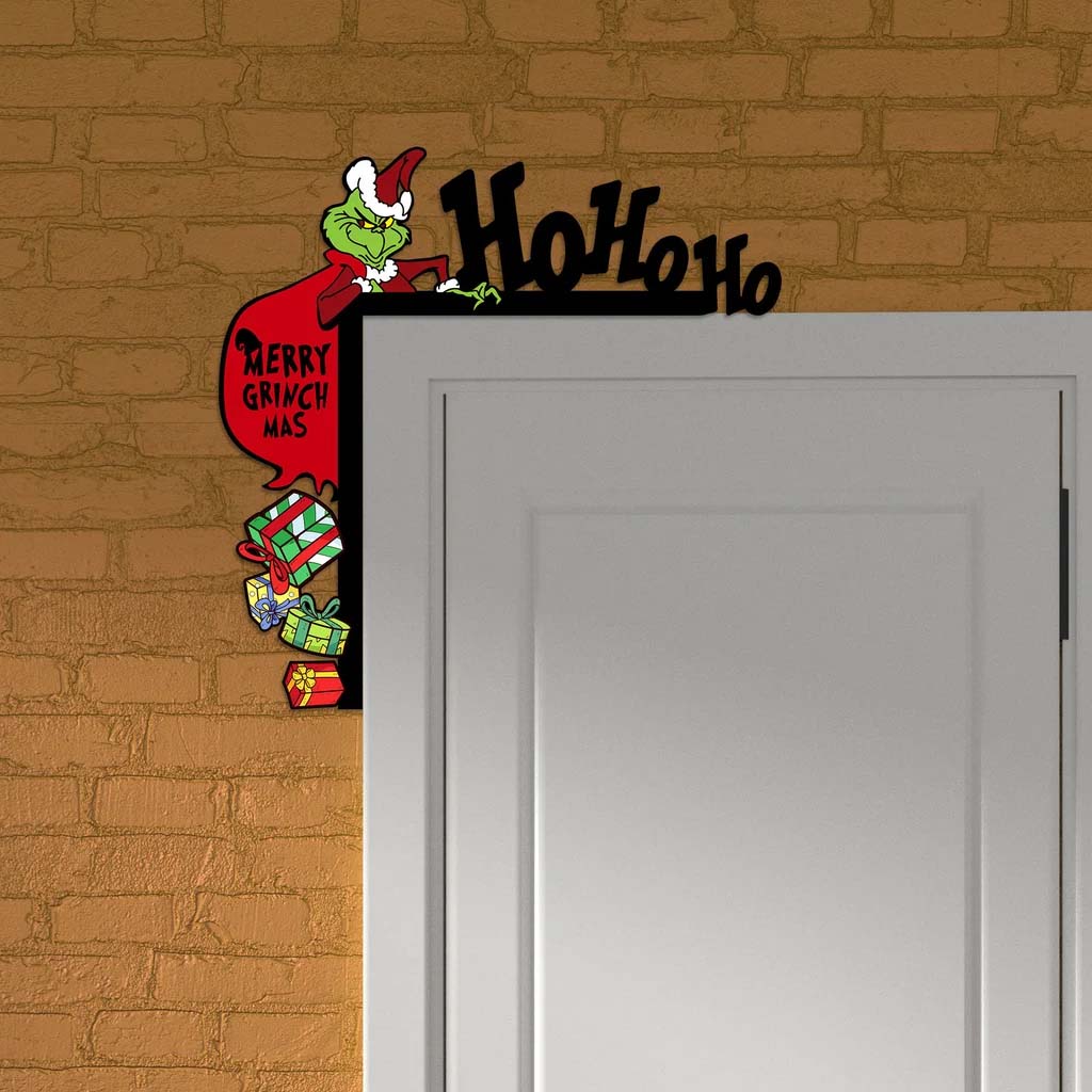 Joyeux Noël - Décoration de cadre de porte « Étole de Noël »