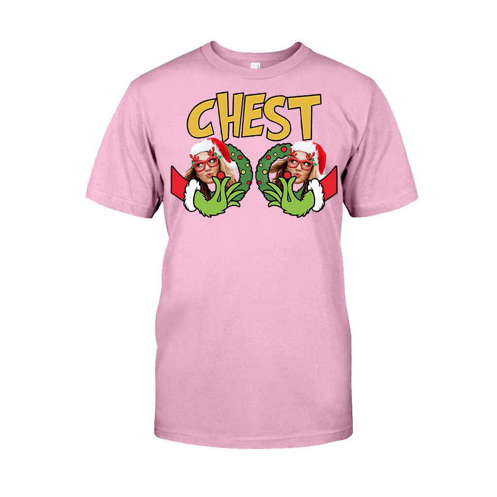 Chest Nuts Merry Grinchmas - Personalized Stole Christmas T-shirt And Hoodie