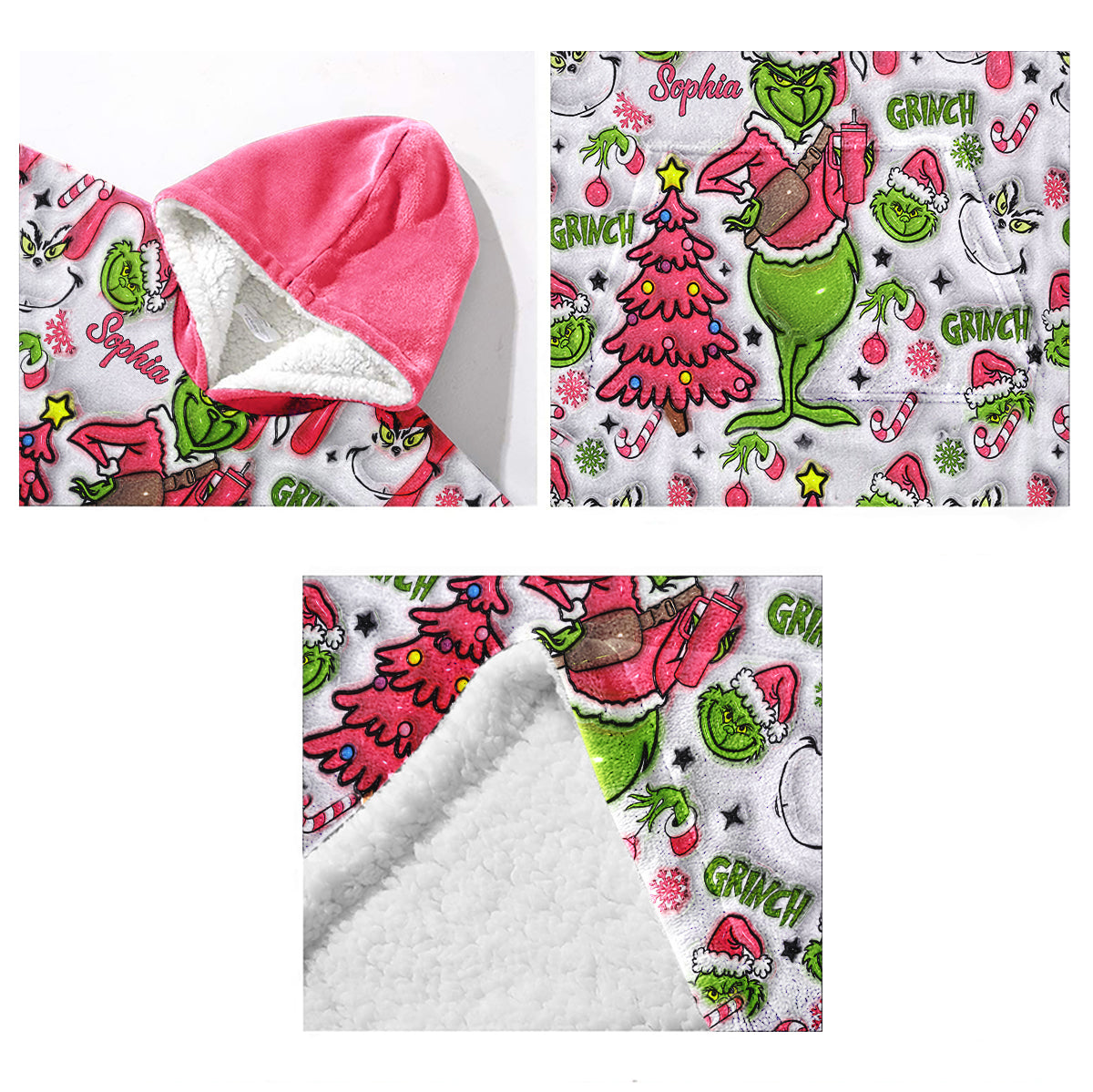 Couverture à capuche personnalisée avec n'importe quel nom