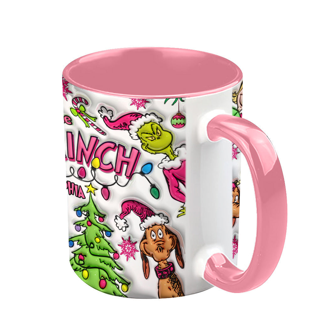 Merry Christmas - Personalized Stole Christmas Accent Mug