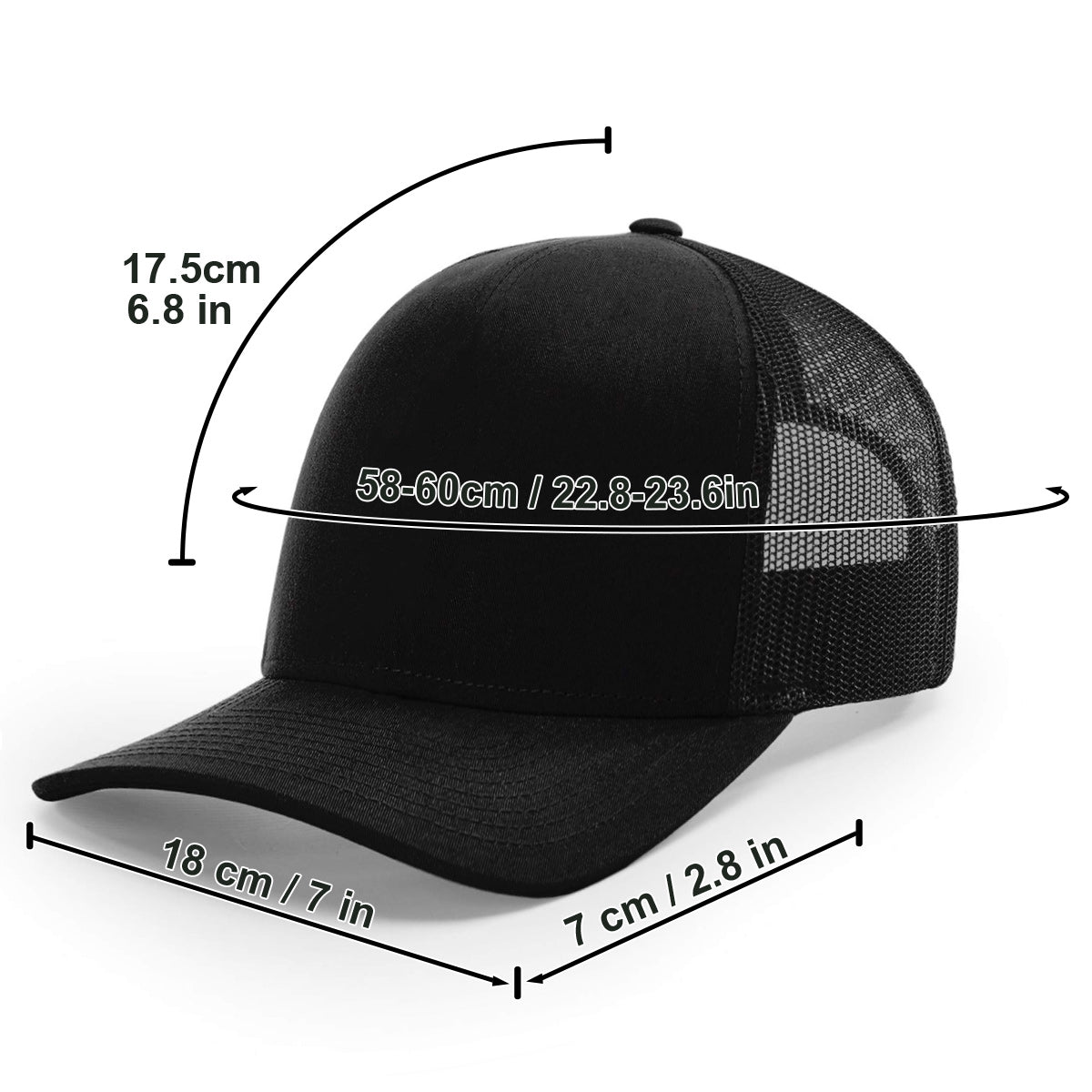 Meilleur papa du monde - Casquette de camionneur personnalisée pour papa