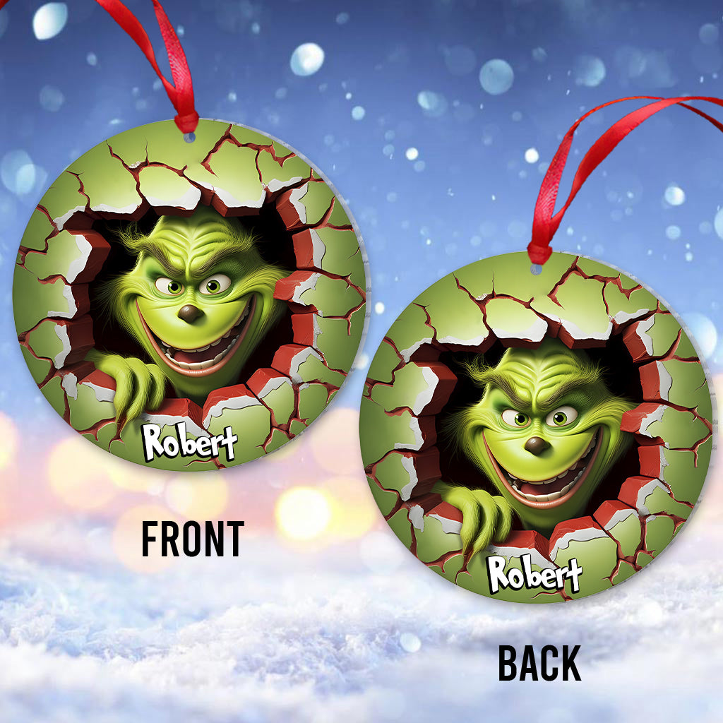 Joyeux Grinchmas - Étole de Noël personnalisée