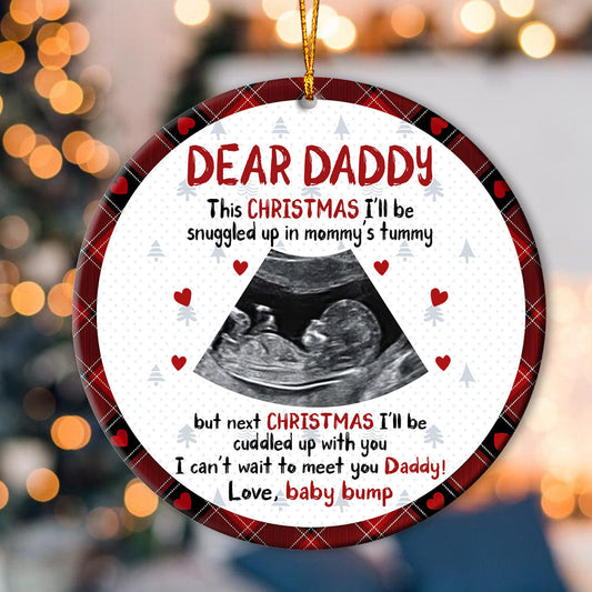 Cadeau de Noël pour futur papa - Cadeau pour nouveau papa - Ornement personnalisé