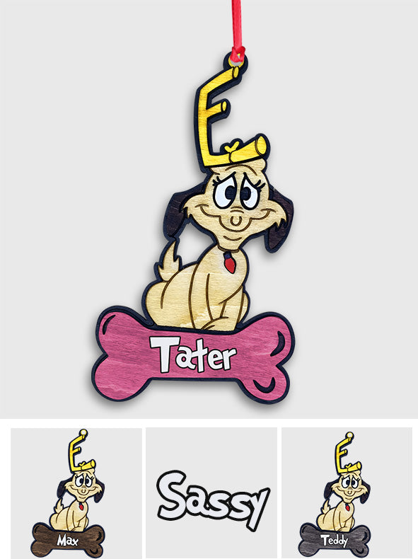 Le Chien - Ornement de Noël personnalisé en forme d'étole