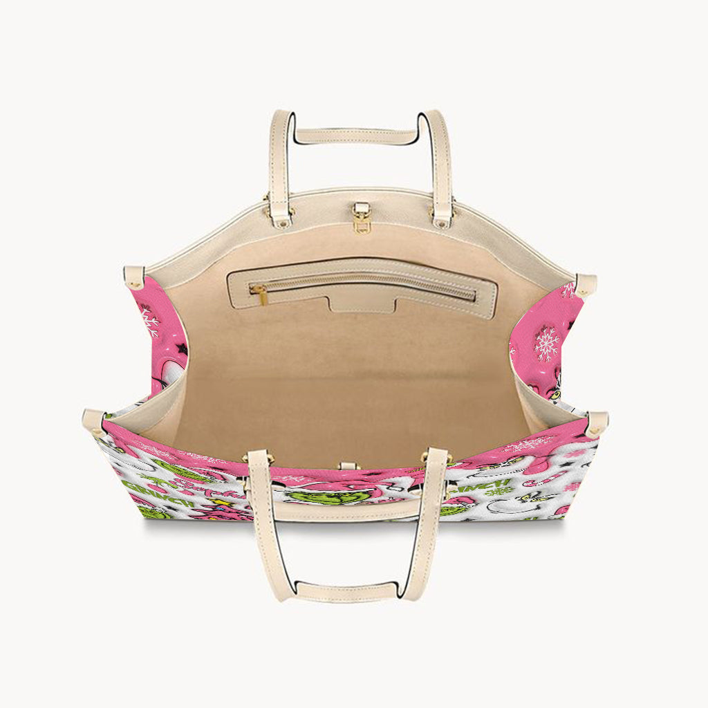 Sac à main en cuir personnalisé avec n'importe quel nom