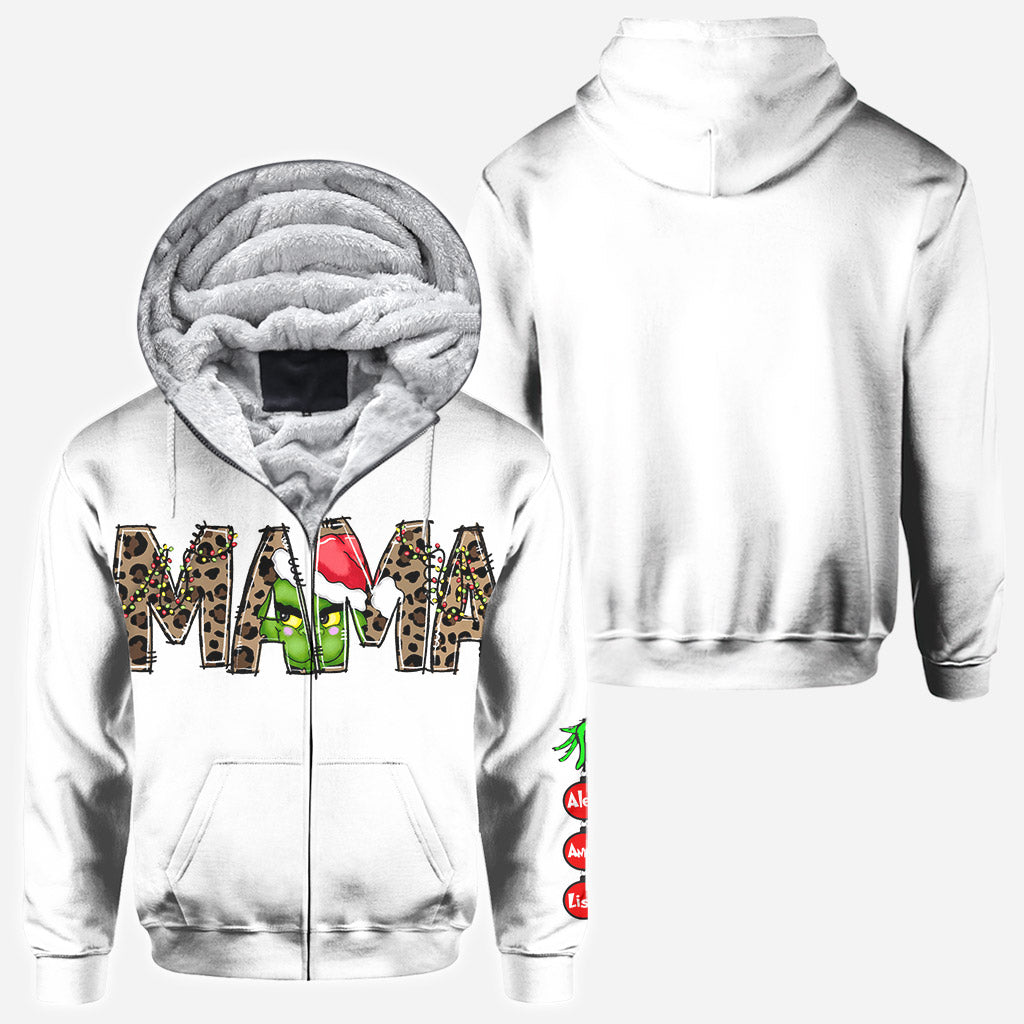 Personalized Christmas Hoodie For Mom - Personalized Stole Christmas All Over Shirt
