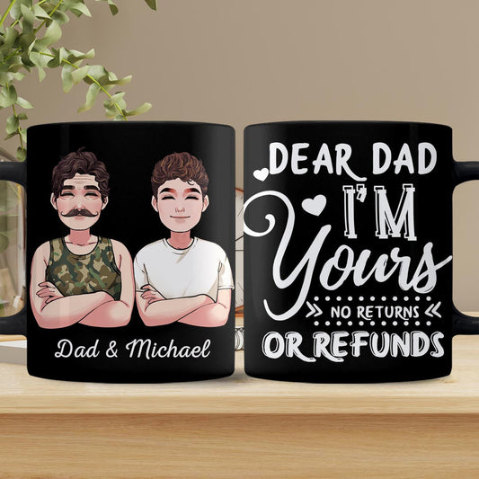 Chère maman, cher papa, je suis à vous - Cadeau pour maman, papa - Mug personnalisé