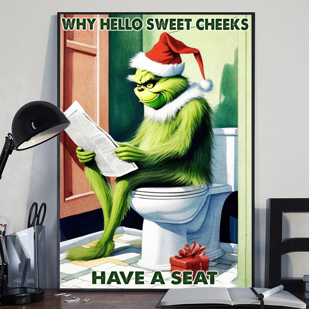 Pourquoi Hello Sweet Cheeks - Toile et affiche de Noël volé