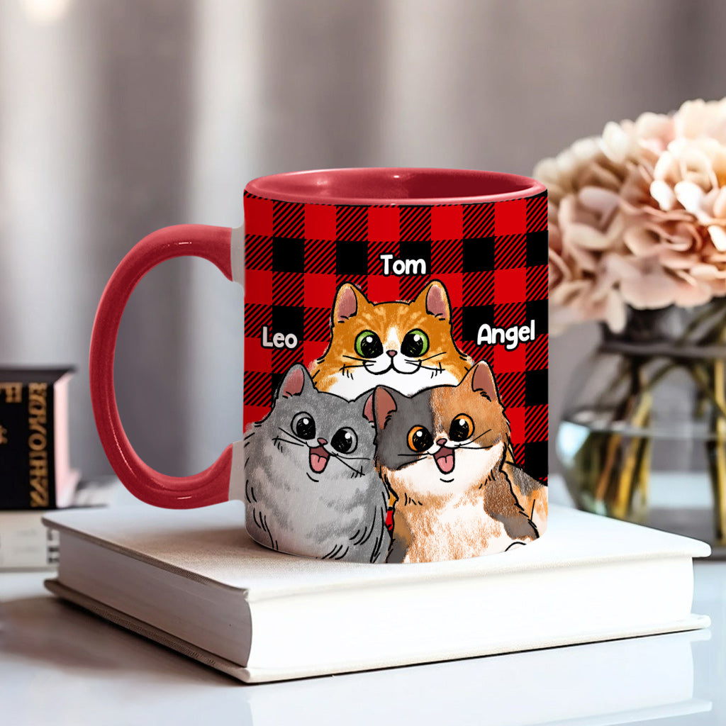 Tout est meilleur avec des poils de chat ou de chien ! – Mug personnalisé à motif chat
