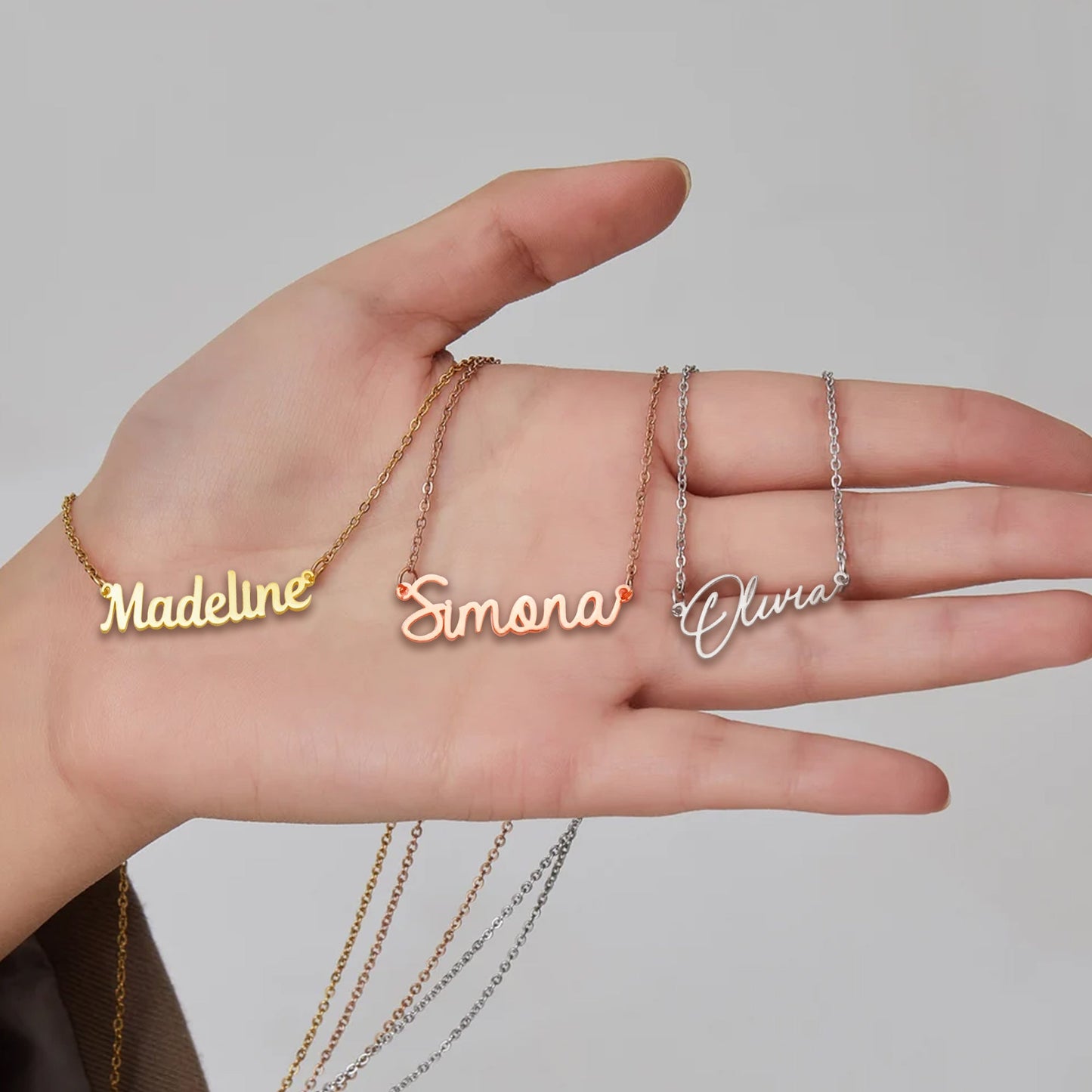 Meilleure amie pour toujours - Collier personnalisé avec le nom de votre meilleure amie