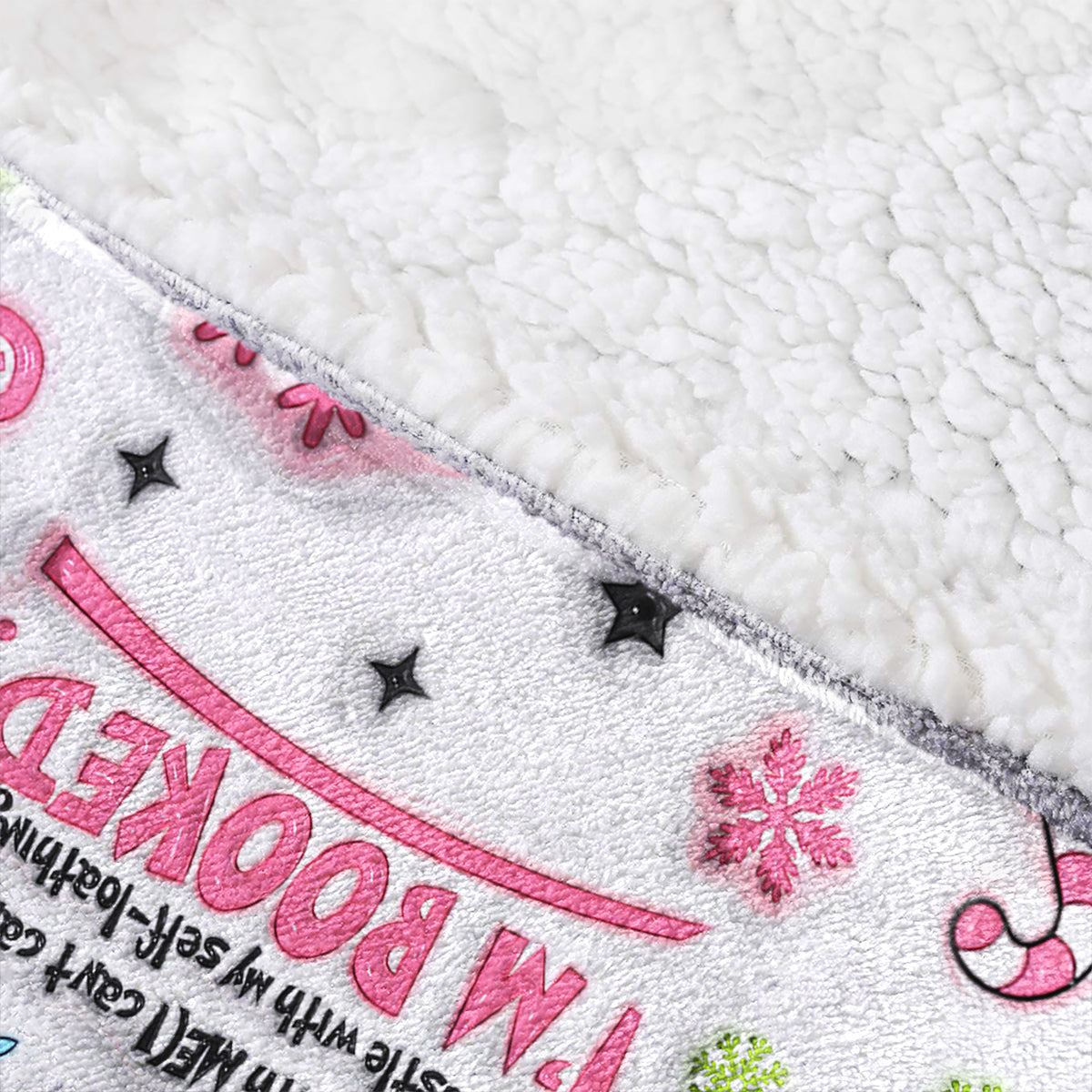 Je suis réservé(e) - Sweat à capuche personnalisé avec étole de Noël