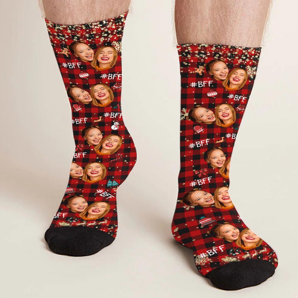 Chaussettes BFF - Chaussettes personnalisées pour meilleures amies