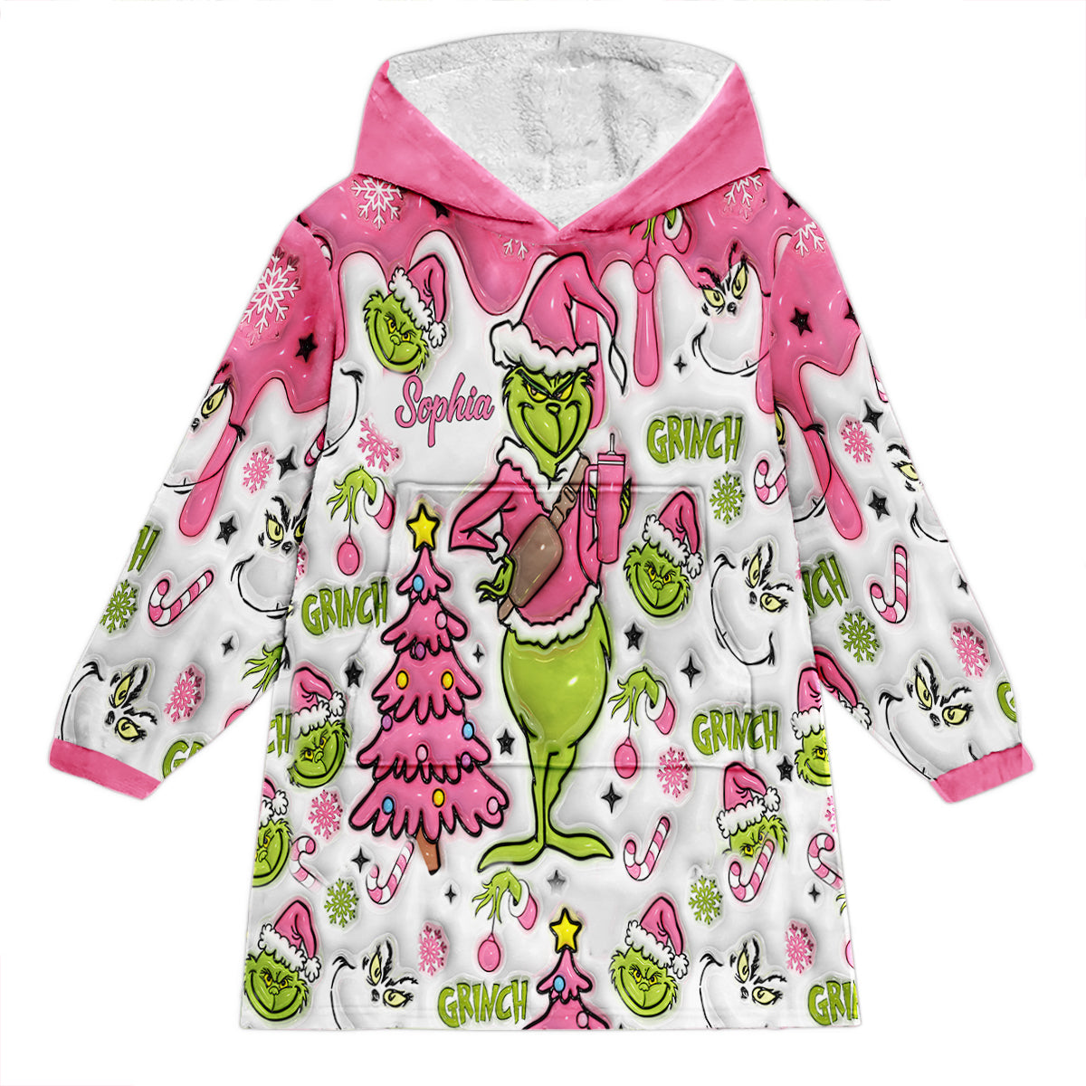 Couverture à capuche personnalisée avec n'importe quel nom