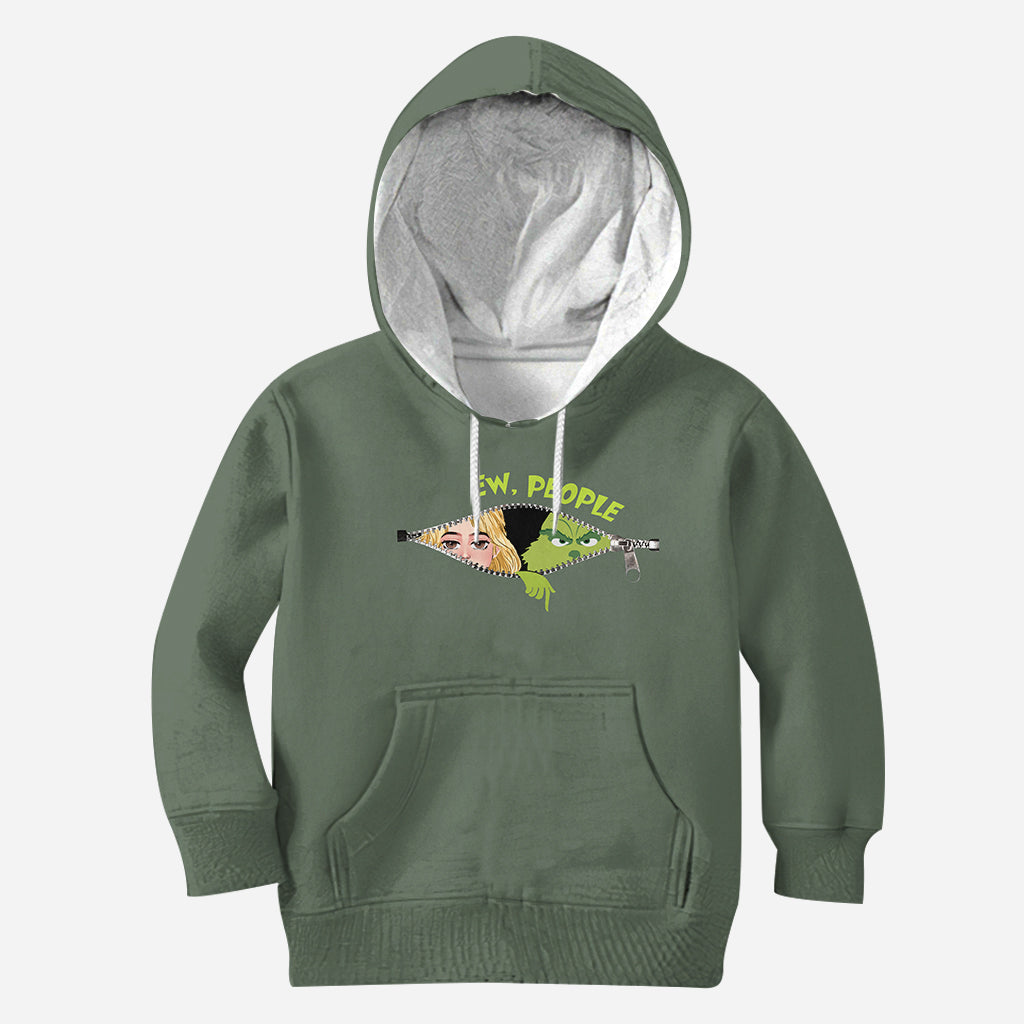 Ew People Green Mischief - Personalized Stole Christmas All Over Shirt