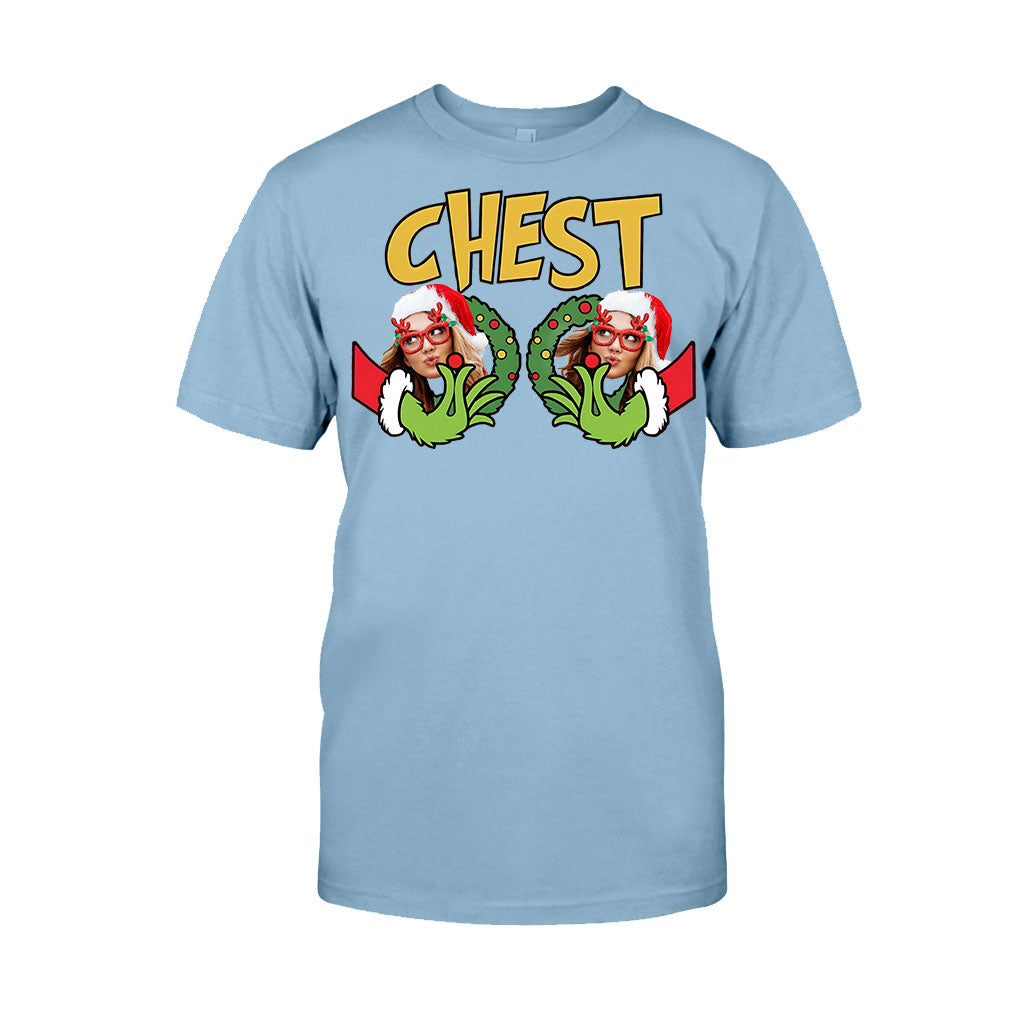 Chest Nuts Merry Grinchmas - Personalized Stole Christmas T-shirt And Hoodie