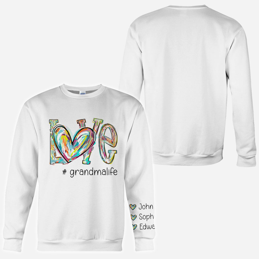 Love Grandma - Personalized Grandma All Over Shirt