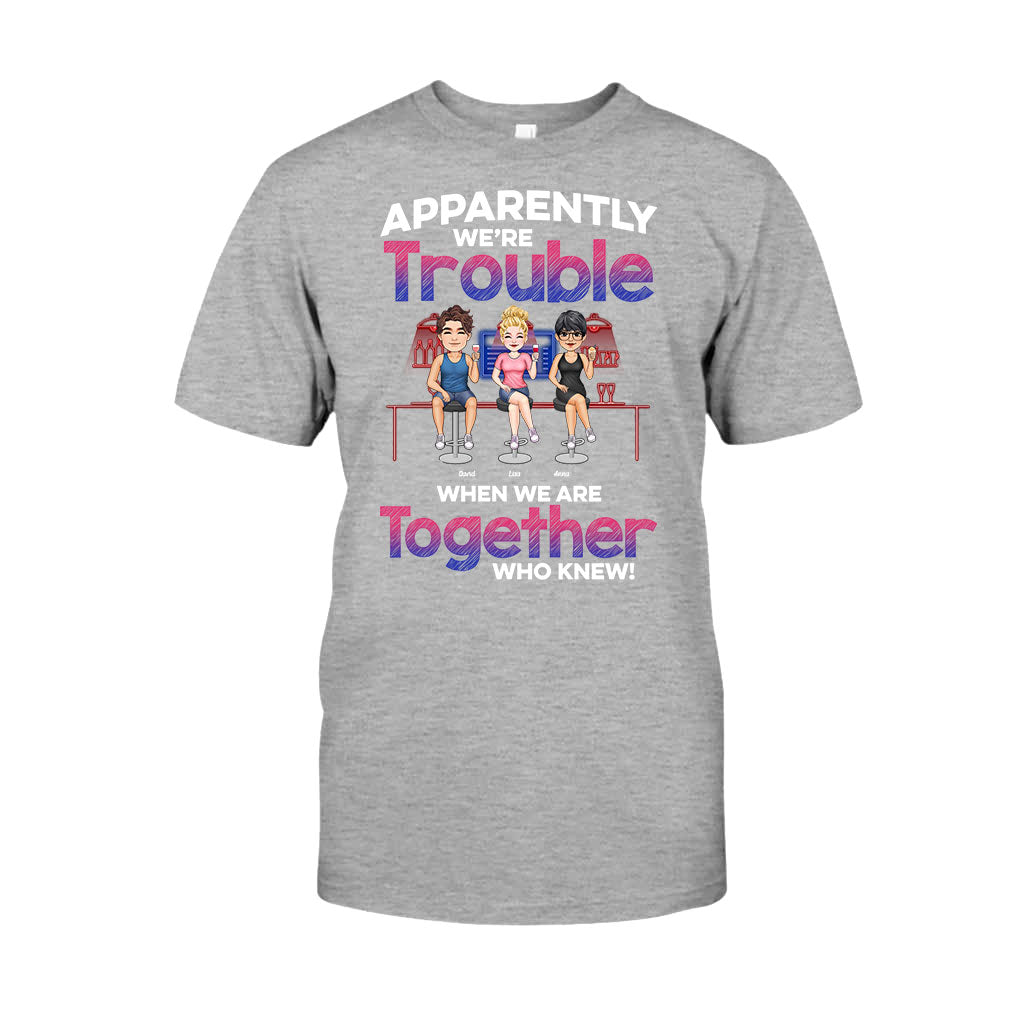 Apparemment, on fait des étincelles quand on est ensemble - T-shirt et sweat à capuche personnalisés pour meilleures amies