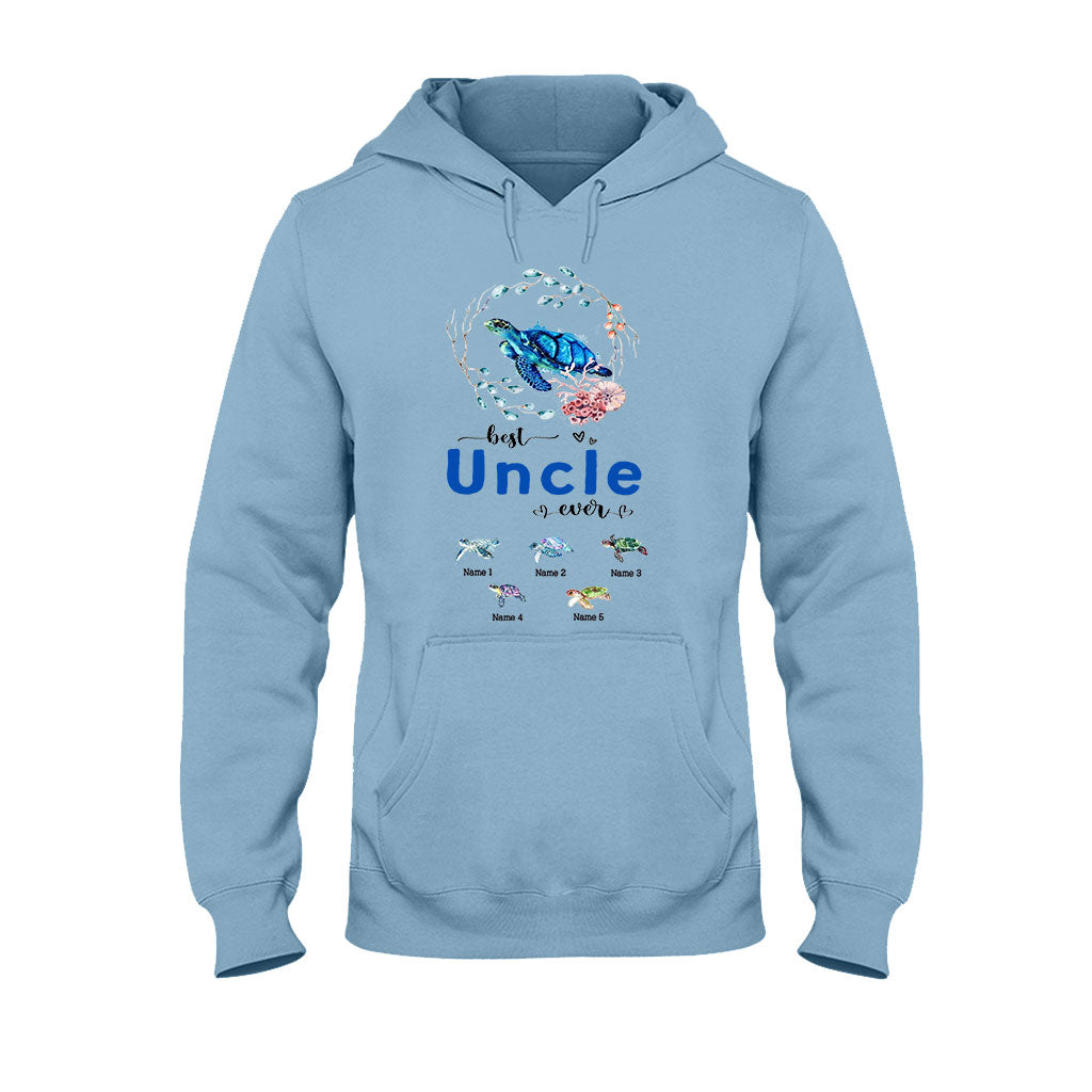Meilleure mamie du monde - Cadeau tortue pour grand-mère, grand-père, maman, papa, oncle, tante - T-shirt et sweat à capuche personnalisés