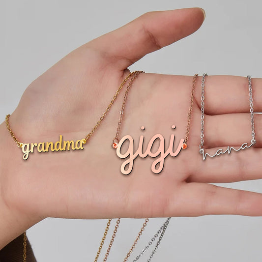 Collier personnalisé avec le nom de grand-mère - Arrière-grand-mère