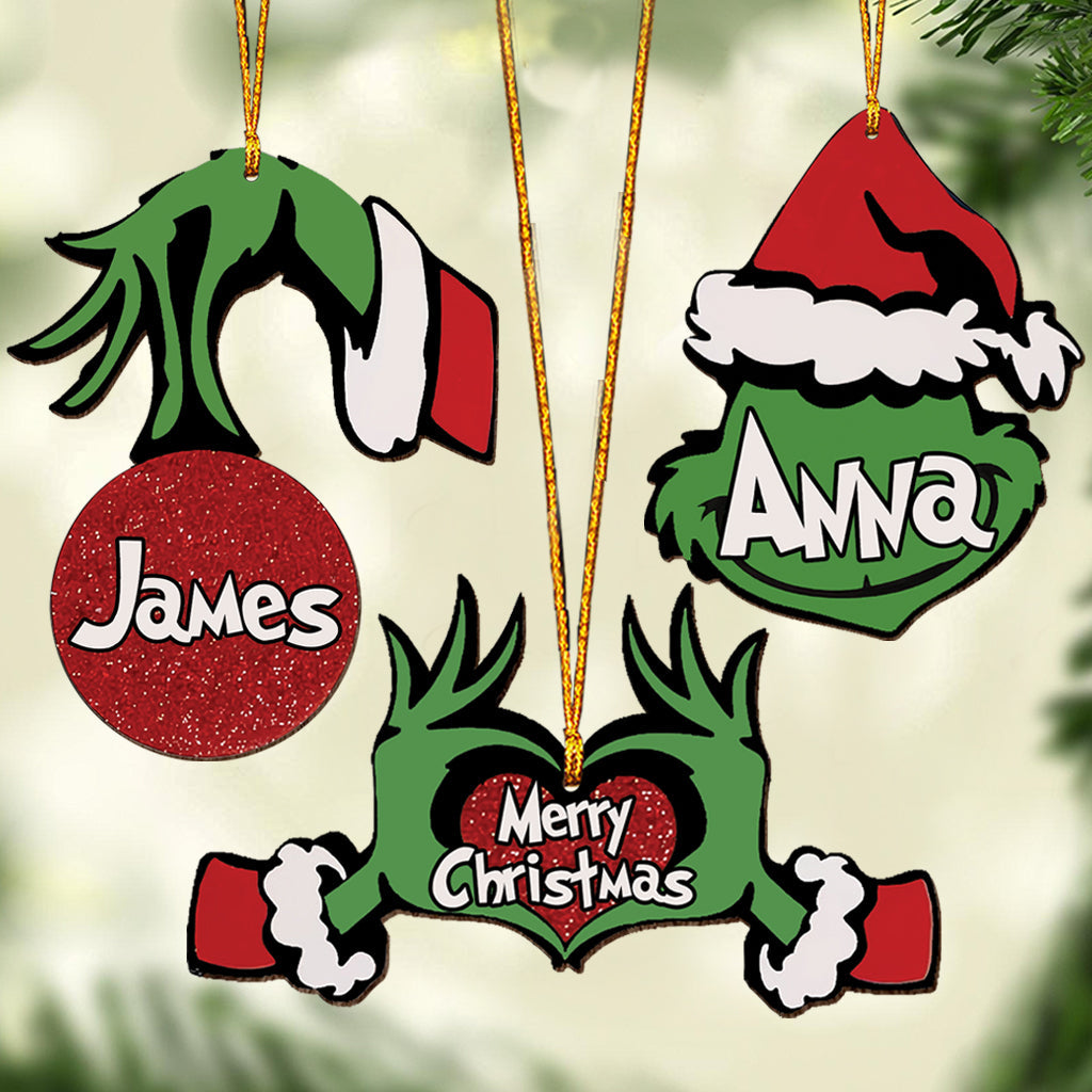Merry Christmas - Personalized Stole Christmas Ornament
