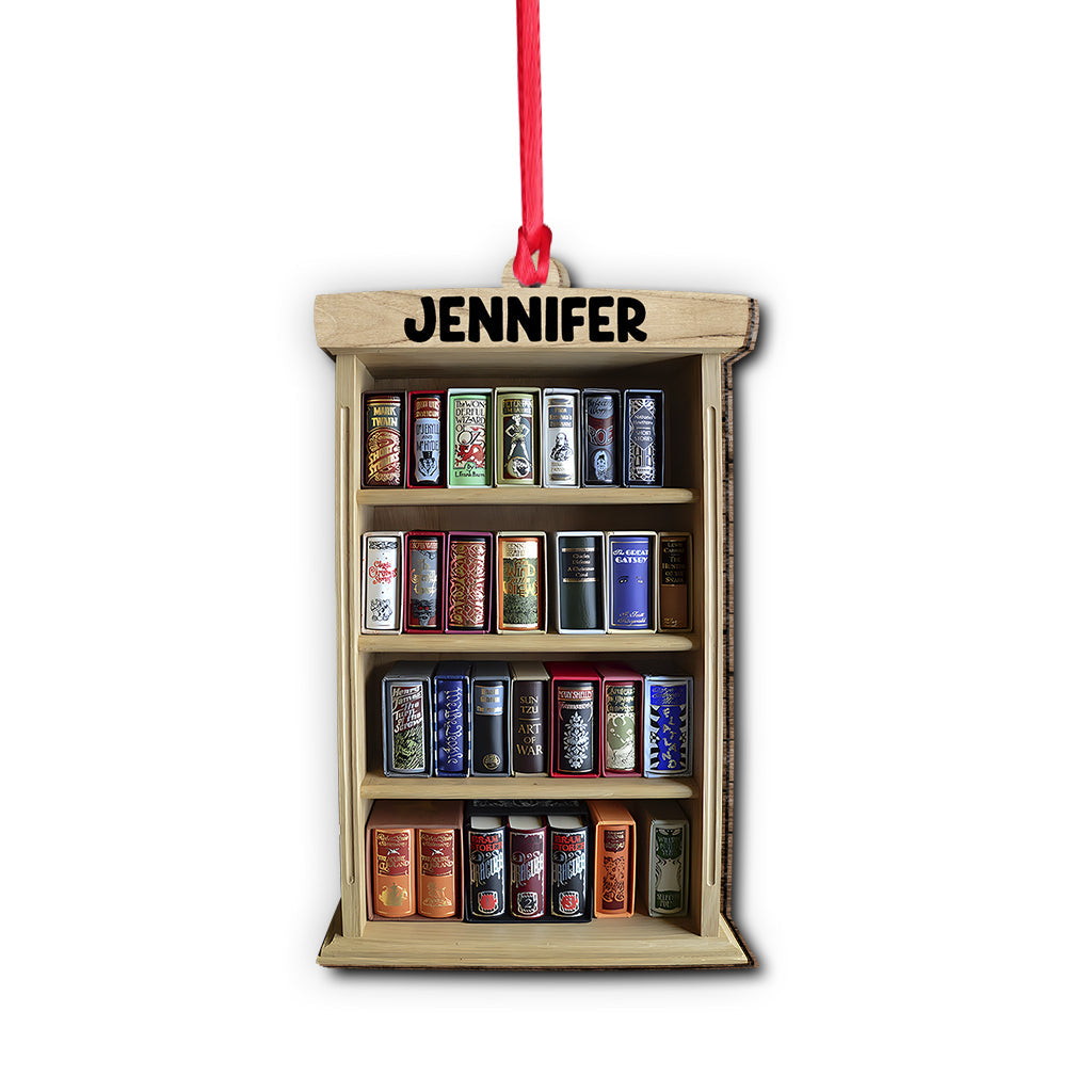 Love Books - Personalized Book Ornament