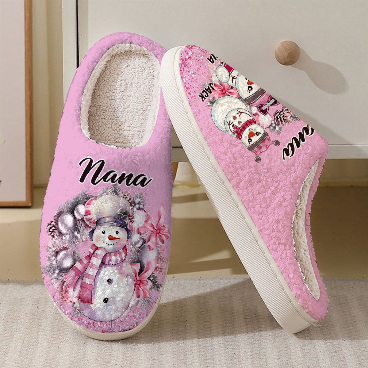Pantoufles personnalisées pour arrière-grand-mère