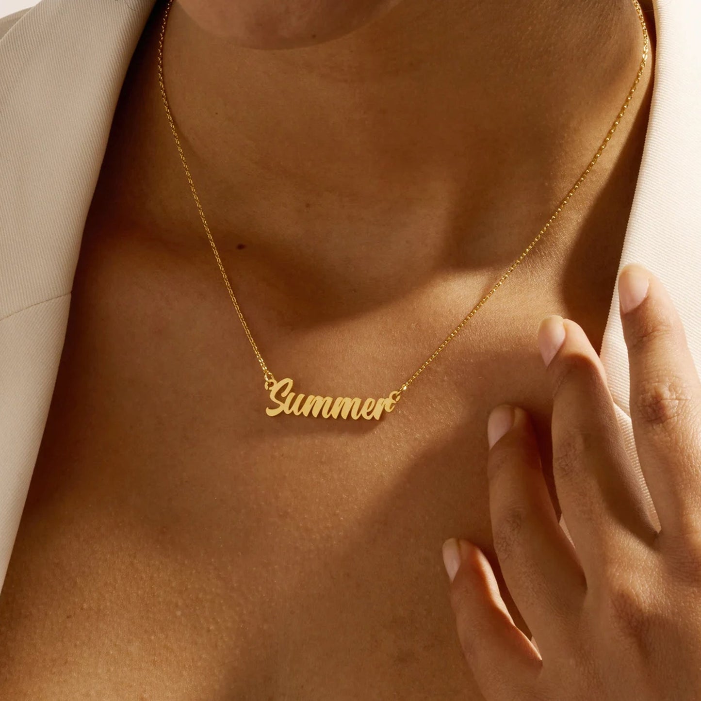 Meilleure amie pour toujours - Collier personnalisé avec le nom de votre meilleure amie