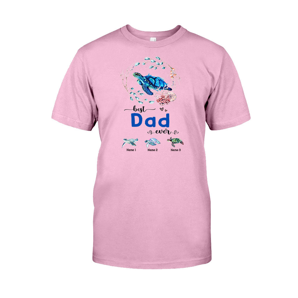 Meilleure mamie du monde - Cadeau tortue pour grand-mère, grand-père, maman, papa, oncle, tante - T-shirt et sweat à capuche personnalisés