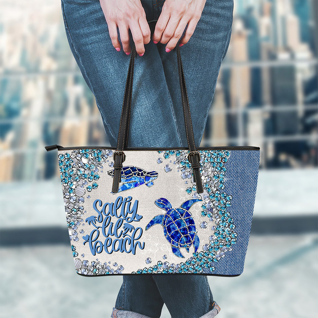 Sac en cuir Turtle Bling personnalisé