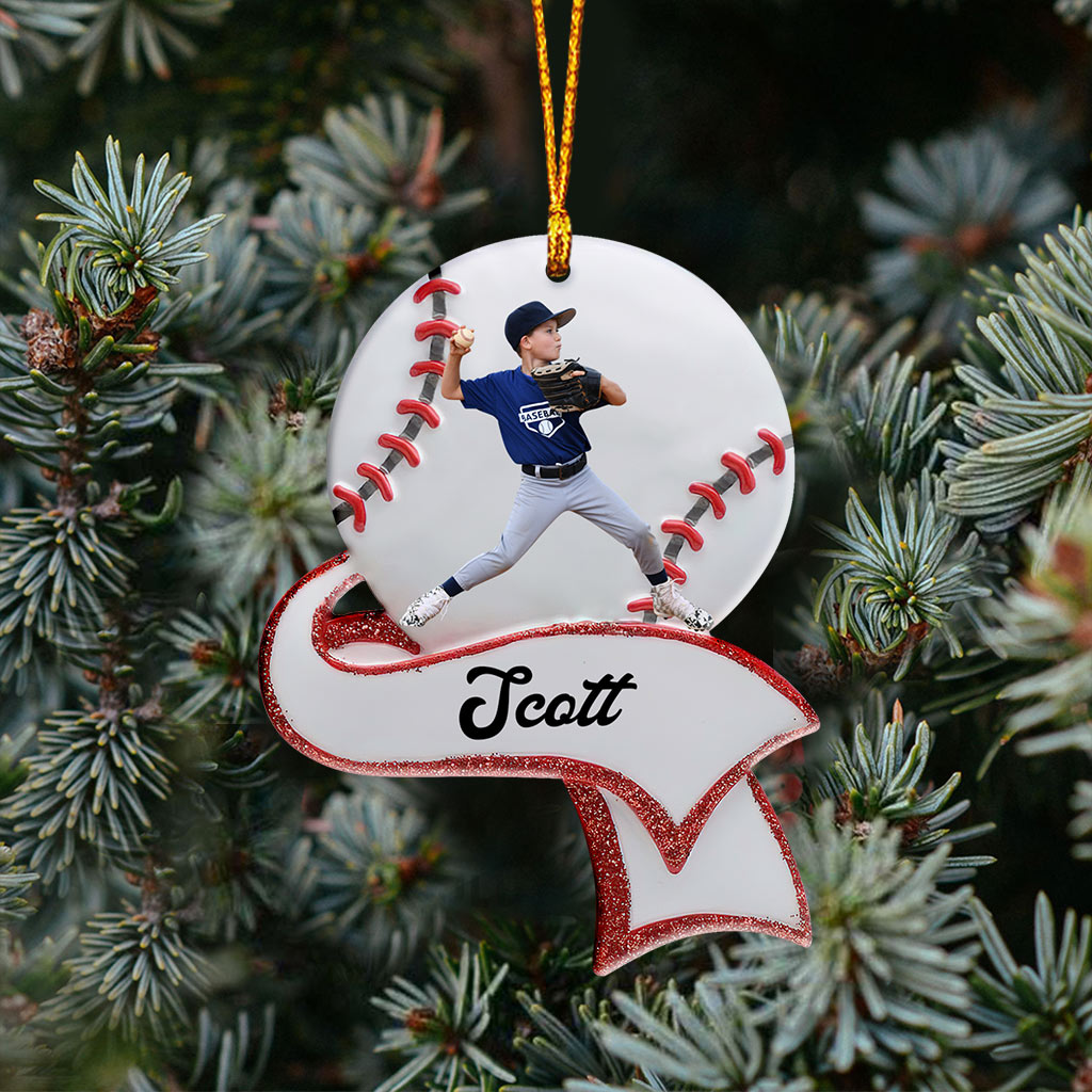 Amateur de baseball - Ornement de baseball personnalisé