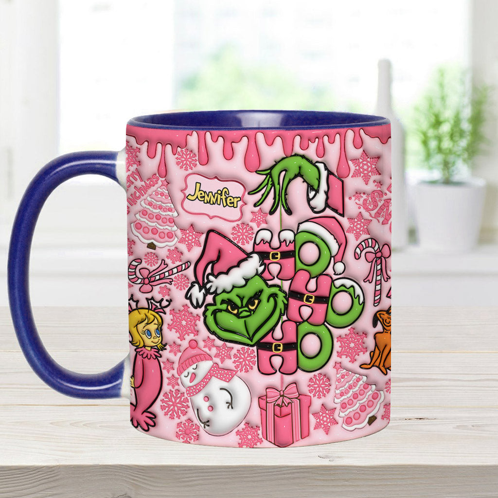 Merry Grinchmas - Personalized Stole Christmas Accent Mug