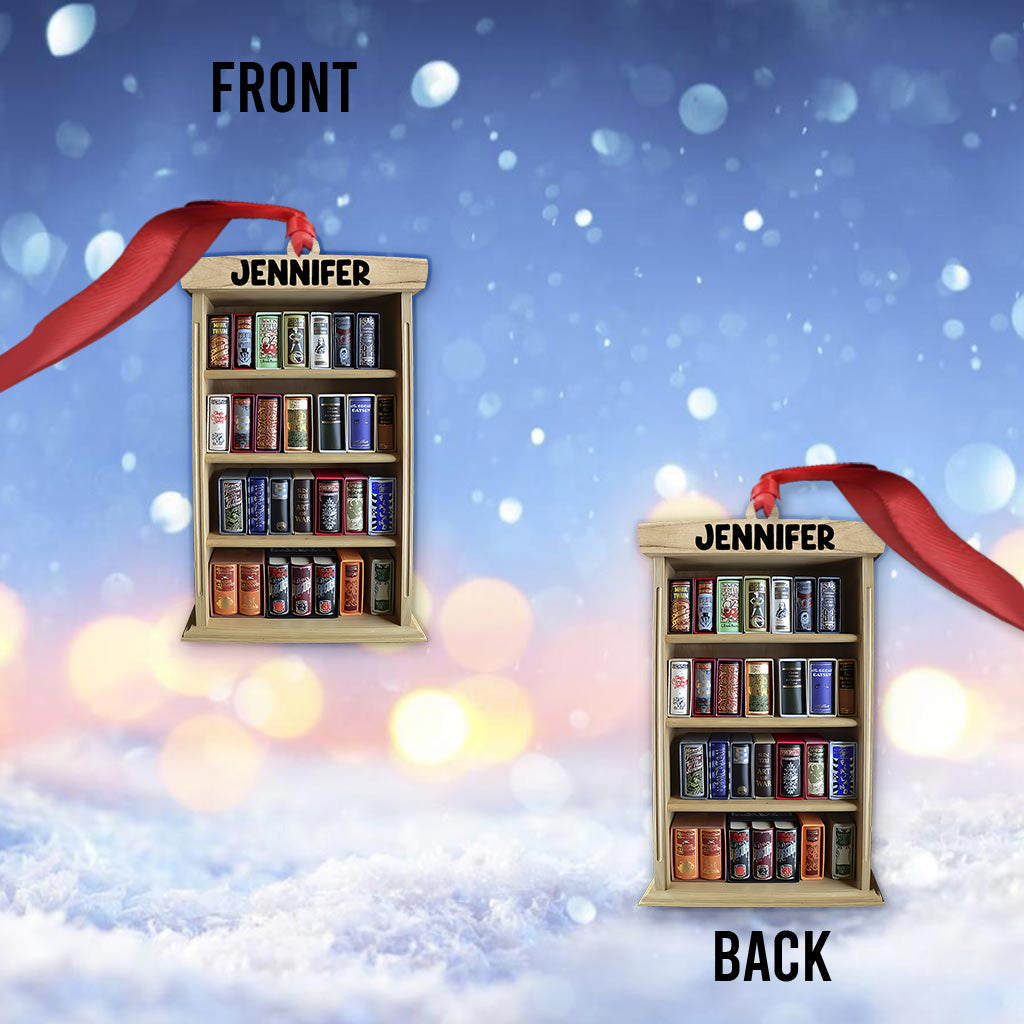 Love Books - Personalized Book Ornament