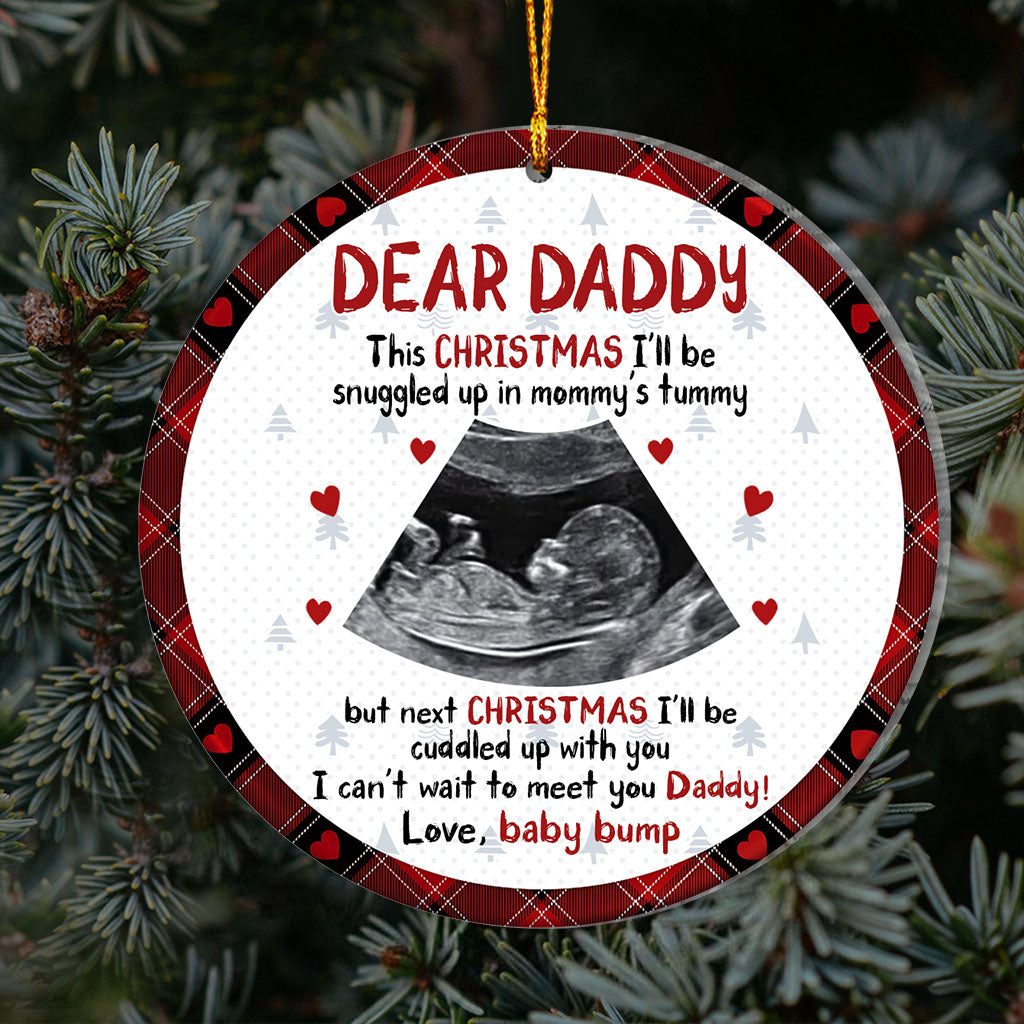 Cadeau de Noël pour futur papa - Cadeau pour nouveau papa - Ornement personnalisé