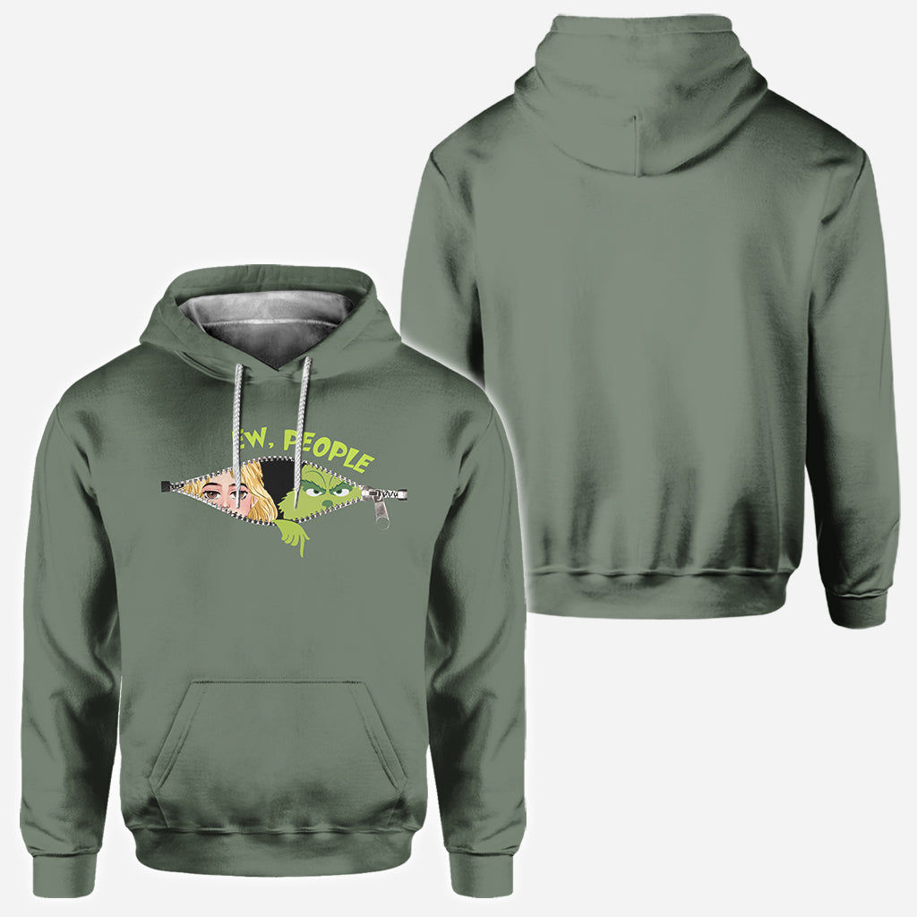 Ew People Green Mischief - Personalized Stole Christmas All Over Shirt