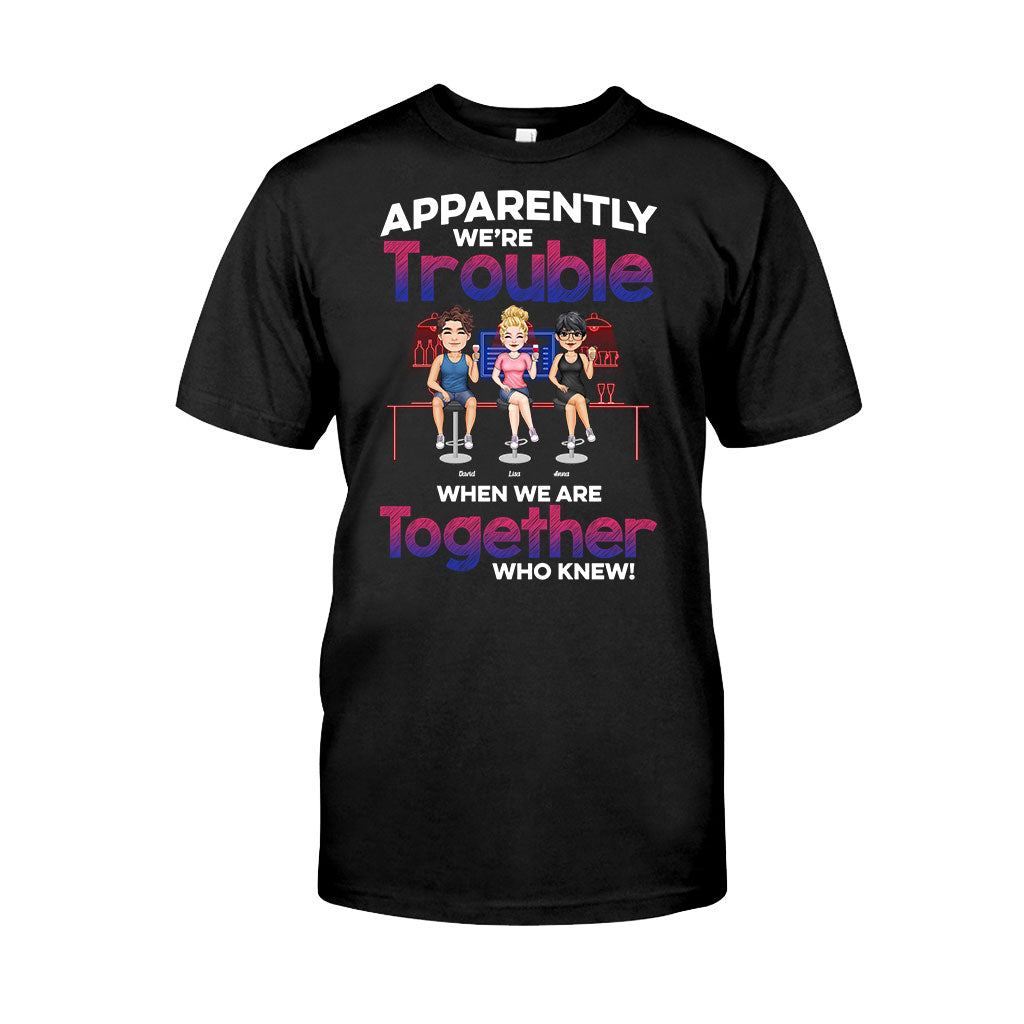 Apparemment, on fait des étincelles quand on est ensemble - T-shirt et sweat à capuche personnalisés pour meilleures amies