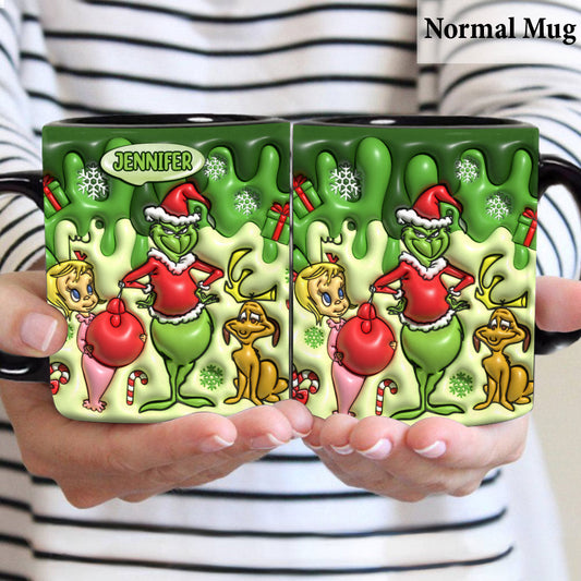 Merry Grinchmas - Personalized Stole Christmas Mug