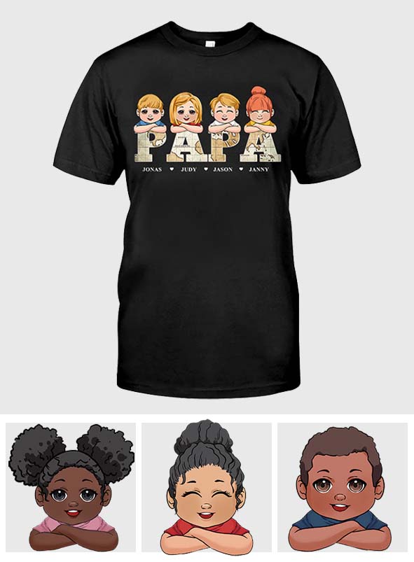 Titre de carte vintage - T-shirt et sweat à capuche personnalisés pour papa