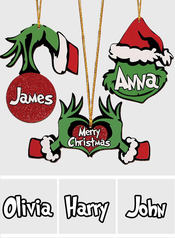 Merry Christmas - Personalized Stole Christmas Ornament