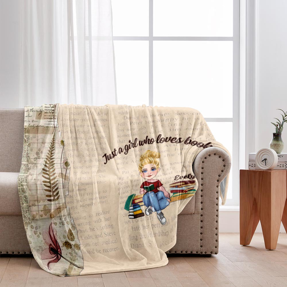Voici ma couverture de lecture - Cadeau de lecture pour maman, fille, petite amie, épouse - Couverture personnalisée