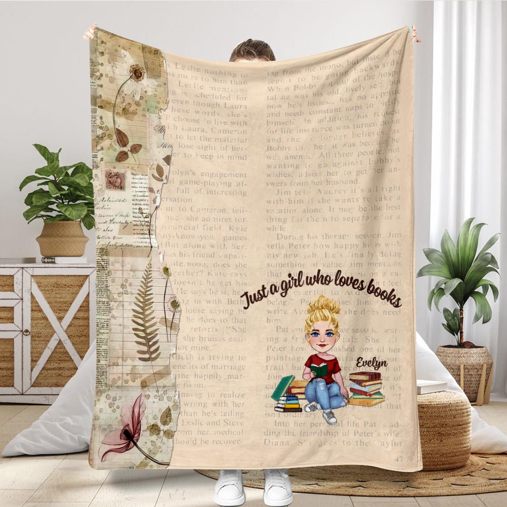 Voici ma couverture de lecture - Cadeau de lecture pour maman, fille, petite amie, épouse - Couverture personnalisée
