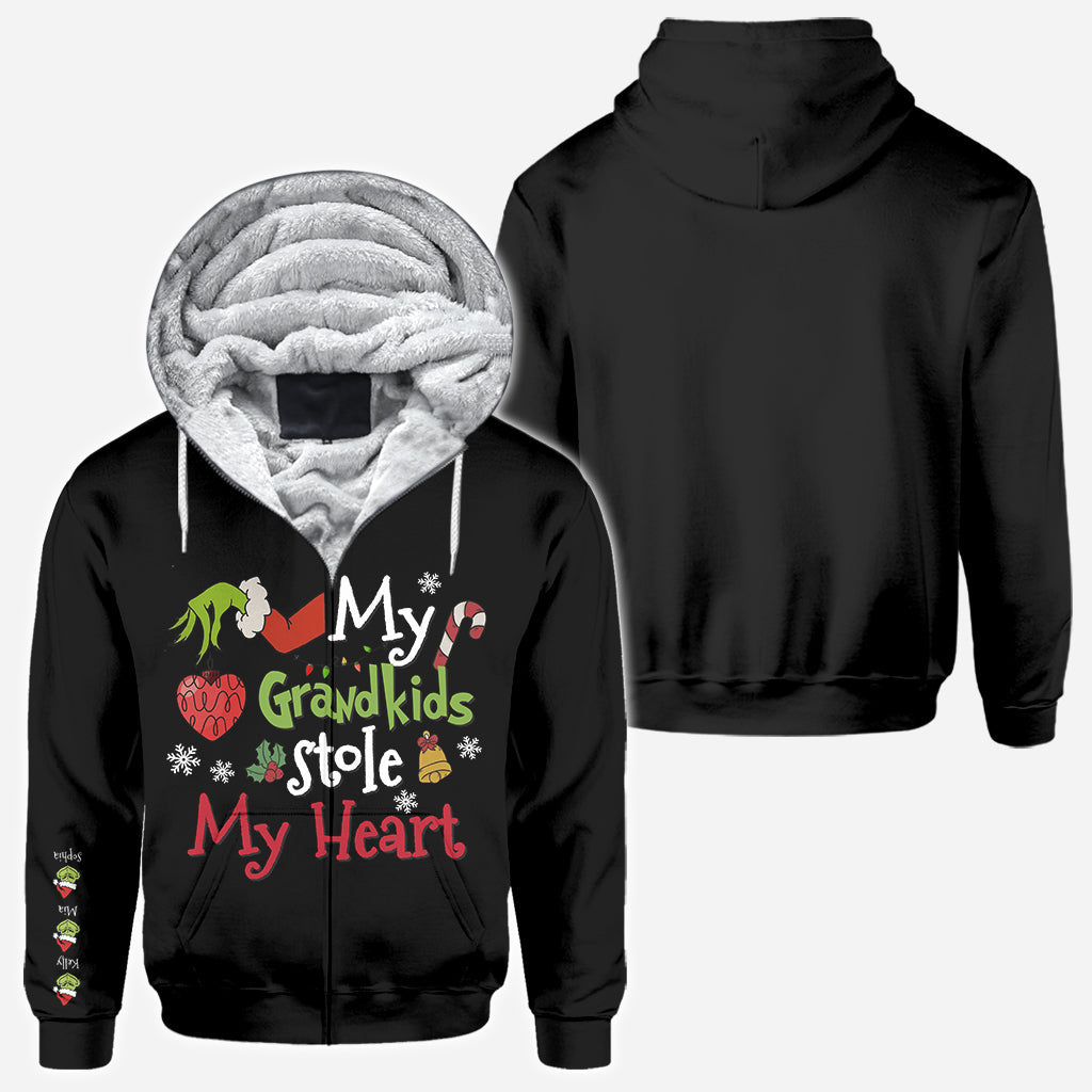 Mes petits-enfants ont volé mon cœur - T-shirt « Noël volé »